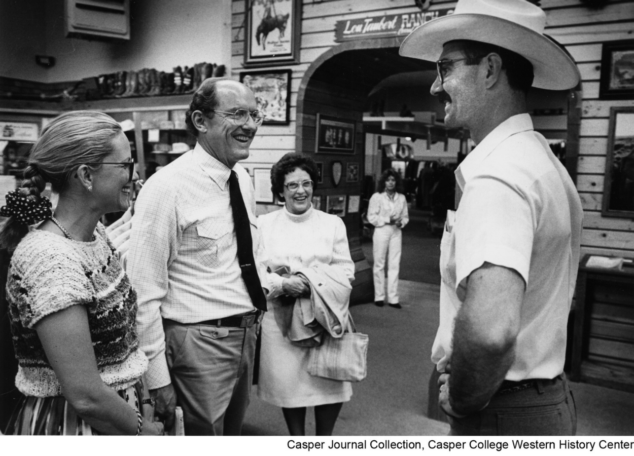 Lou Taubert and Malcolm Wallop