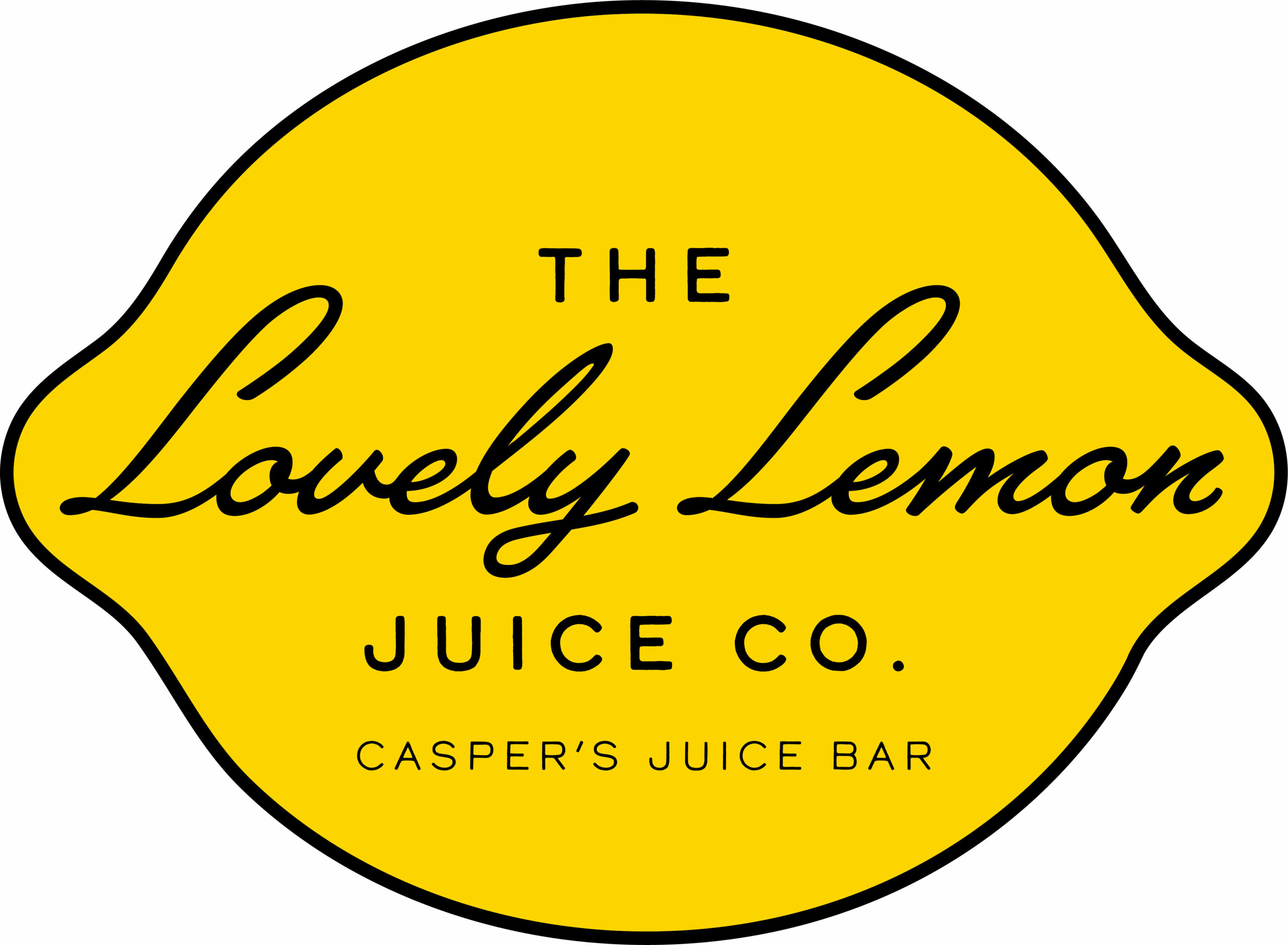 LovelyLemon_Caspers Juice Bar_Horiztonal_Black and Yellow